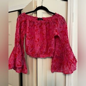 Vici collection long sleeve crop top size XS